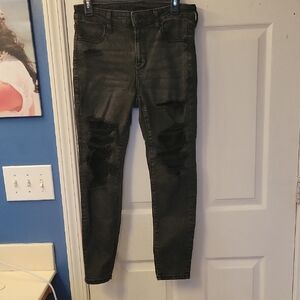 American Eagle Outfitters Black Stretch Skinny Jeans